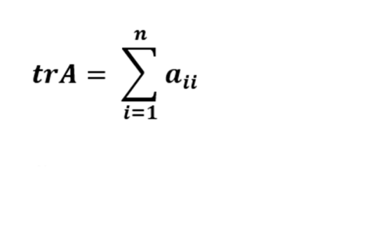 TR（数学概念符号（矩阵））