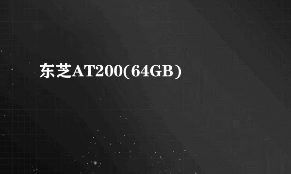 东芝AT200(64GB)