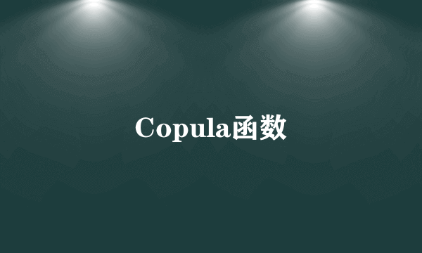 Copula函数