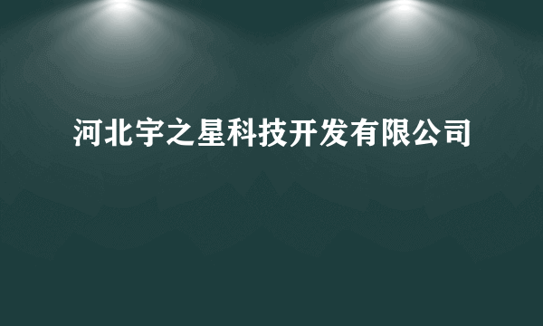 河北宇之星科技开发有限公司