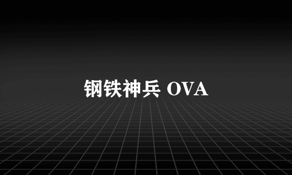 钢铁神兵 OVA