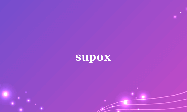 supox