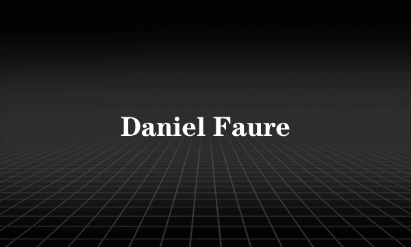 Daniel Faure