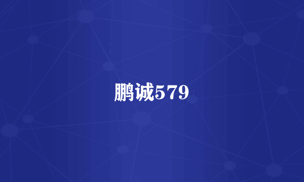 鹏诚579