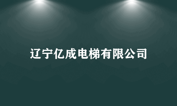 辽宁亿成电梯有限公司