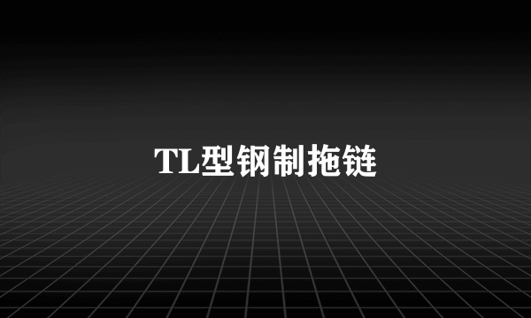 TL型钢制拖链