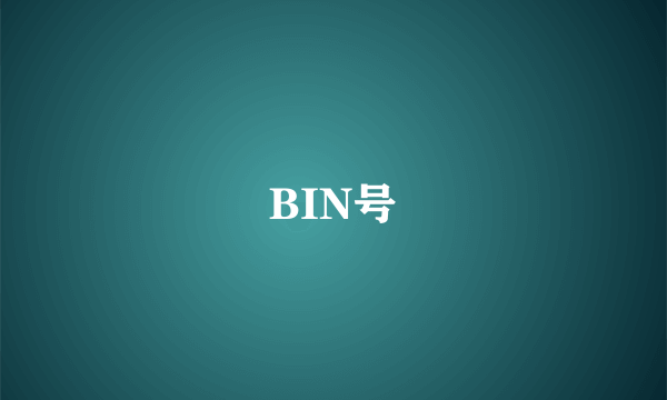 BIN号