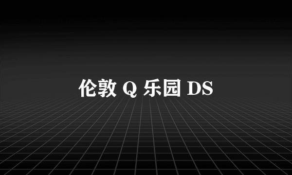 伦敦 Q 乐园 DS