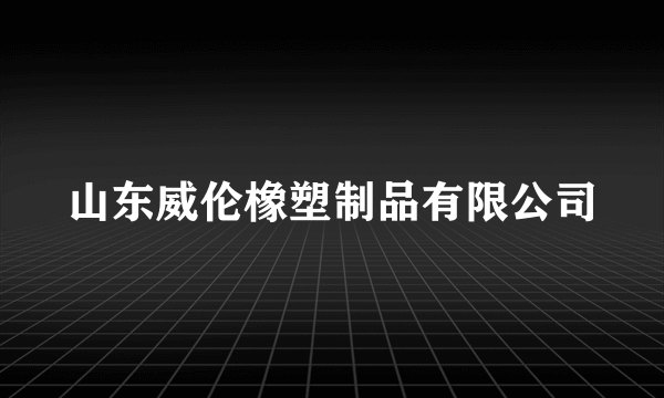 山东威伦橡塑制品有限公司