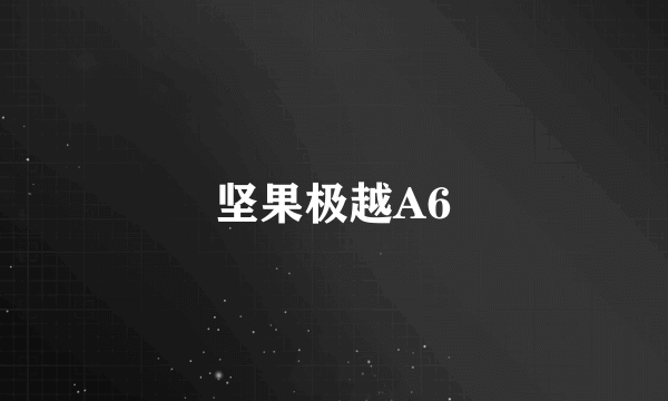 坚果极越A6