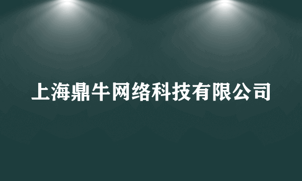 上海鼎牛网络科技有限公司