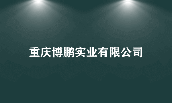 重庆博鹏实业有限公司