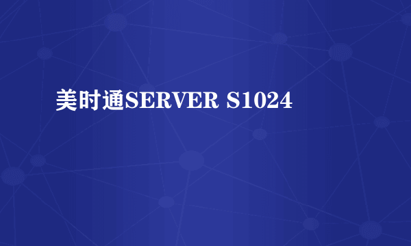 美时通SERVER S1024