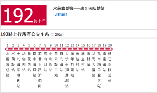 广州公交192路