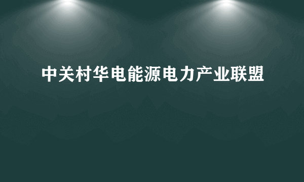 中关村华电能源电力产业联盟