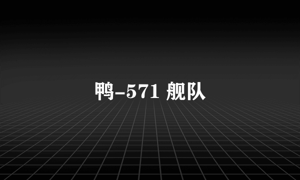 鸭-571 舰队