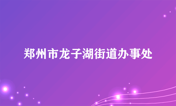 郑州市龙子湖街道办事处