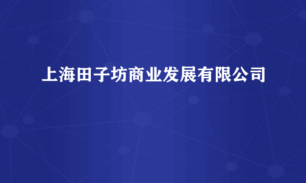 上海田子坊商业发展有限公司