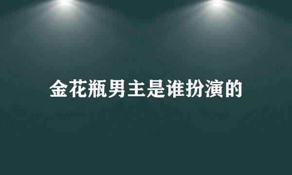 金花瓶男主是谁扮演的