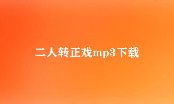 二人转正戏mp3下载