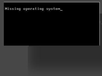 电脑开机提示missing operating system怎么办？