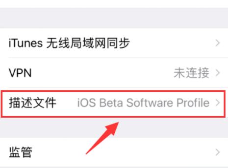 ios11的描述文件怎么删除