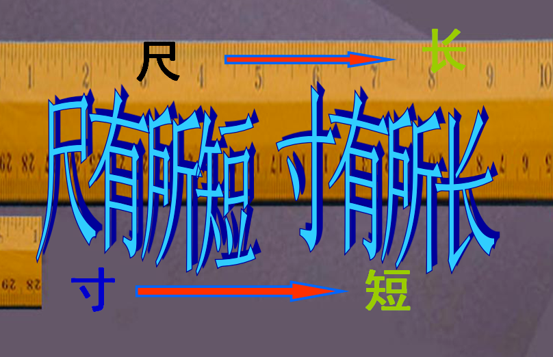 尺有所短，寸有所长。用一个具体的事例来说明