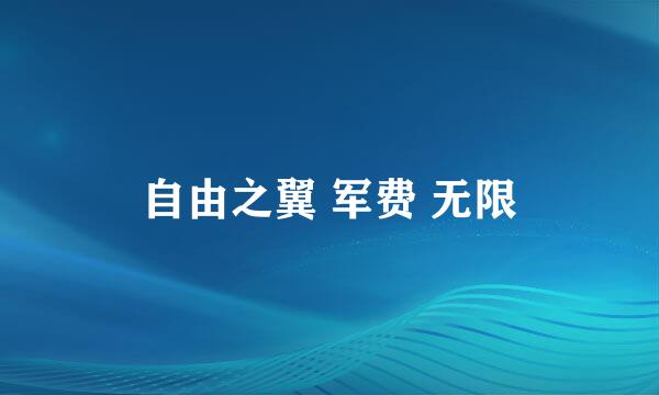 自由之翼 军费 无限