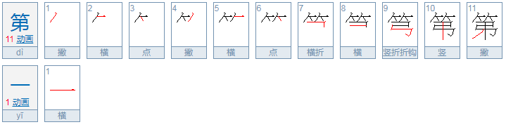 第一的拼音是什么