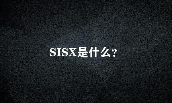 SISX是什么？