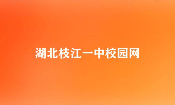 湖北枝江一中校园网