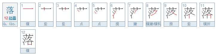 空落落的读音是什么？