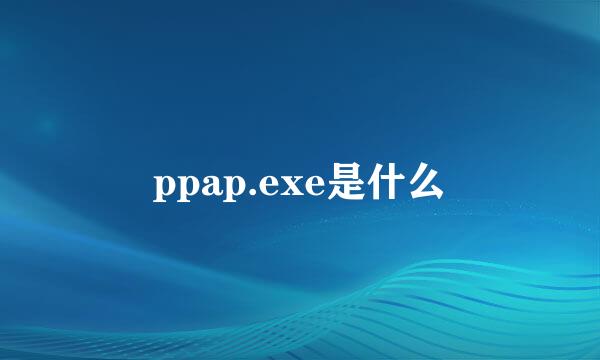 ppap.exe是什么