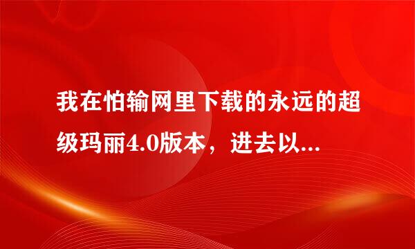 我在怕输网里下载的永远的超级玛丽4.0版本，进去以后怎样才能打开自制关卡的画面？跪求大师们帮帮我！