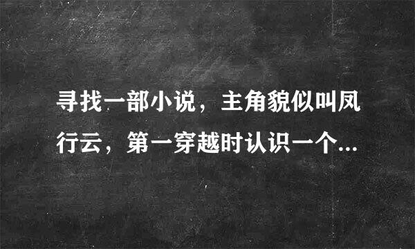 寻找一部小说，主角貌似叫凤行云，第一穿越时认识一个姓叶的兄弟，第二次重生被称为凤主，第三次重生成为