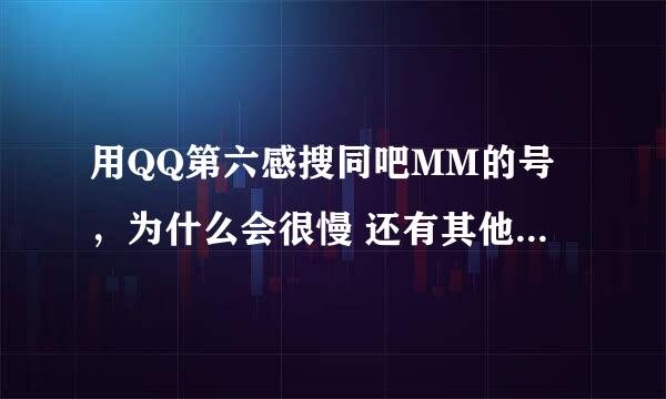 用QQ第六感搜同吧MM的号，为什么会很慢 还有其他更好的方法吗？