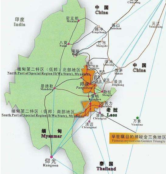 能找到缅甸佤邦地图吗？