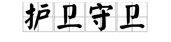 “护卫”和“守卫”这两个词有什么区别？