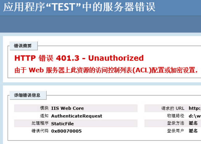 请求因HTTP状态401失败：Unauthorized 的原因？