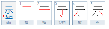 示是什么意思?