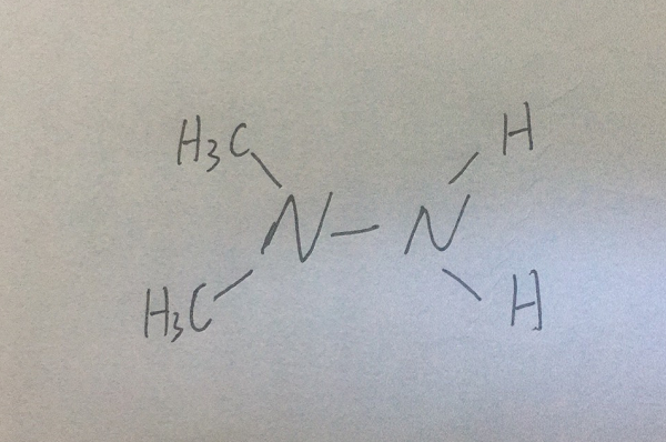 偏二甲肼结构式