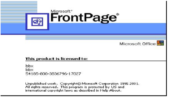 请问FrontPage是什么软件啊