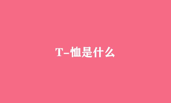 T-恤是什么