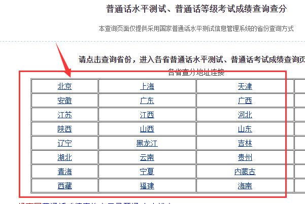 普通话成绩如何查询？