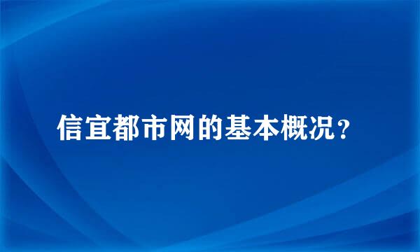 信宜都市网的基本概况？