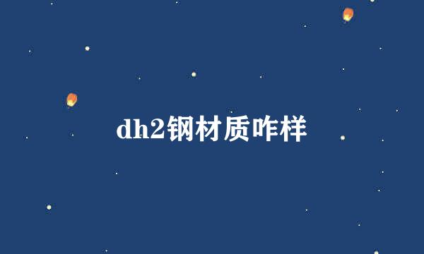 dh2钢材质咋样