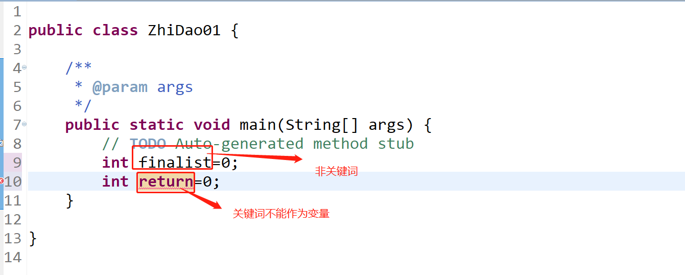 finalist是JAVA的关键字吗?