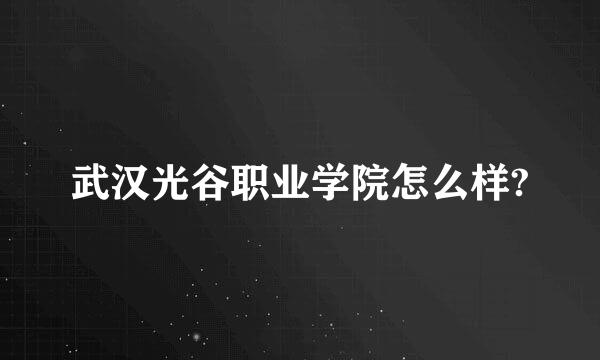 武汉光谷职业学院怎么样?