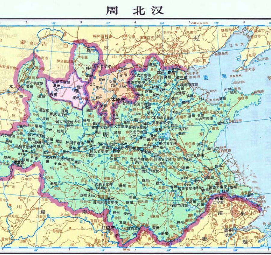 五国十代时期北汉统治区域为今天的哪个省