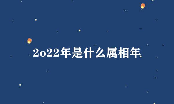 2o22年是什么属相年